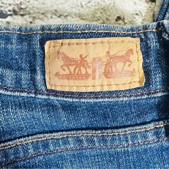 Levi’s Jeans Womens 31/30 Blue Denim Mid Rise Skinny Medium Wash Rockstar - Picture 7 of 11